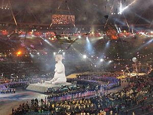 Alison Lapper Pregnant Paralympics opening ceremony