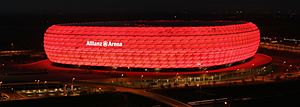 Allianz arena at night Richard Bartz