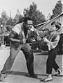 Archie Moore and Eddie Hodges 1960