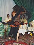 Belly dancer dancing in Morocco
