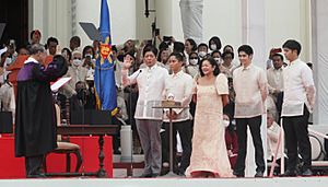 Bongbong Marcos oath taking 6.30.22 (PNA) (cropped)