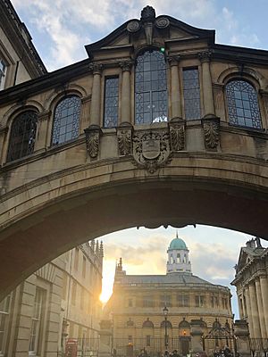Bridge of Sighs and Sheldonian Theatre, Oxford