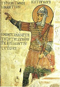 Byzantine fresca from St-Lucas
