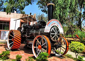 Chennai Rail Museum Fowler Ploughing Engine