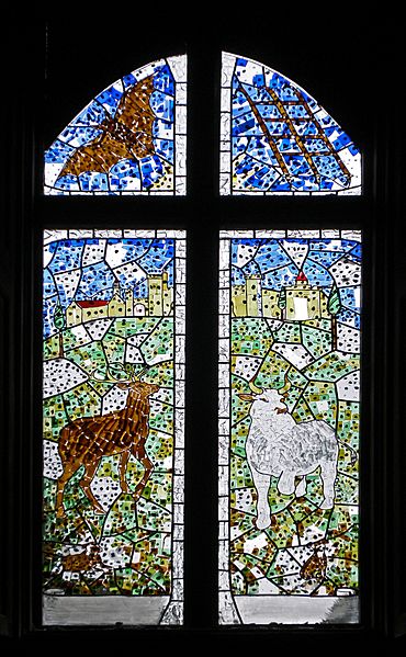 Chillingham Castle, Chapel Window (34448467795)