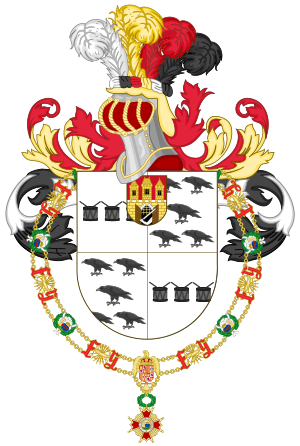 Coat of Arms of Andrés Pastrana (Order of Isabella the Catholic)