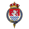 Coat of Arms of Humphrey Trevelyan, Baron Trevelyan, KG, GCMG, CIE, OBE