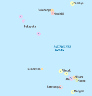 Cook Islands, administrative divisions - de - colored