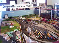 Danbury Railroad Museum historical model display