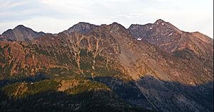 Devils Peak from the lookout on Slate Peak