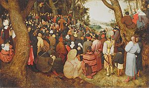Die Predigt Johannes des Täufers (Bruegel)