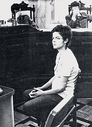 Dilma Rouseff in millitary court