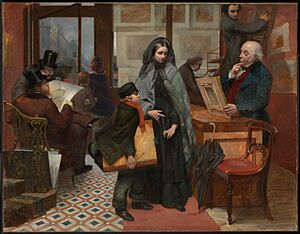 Emily Mary Osborn - Nameless and Friendless. "The rich man's wealth is his strong city, etc." - Proverbs, x, 15 - Google Art Project