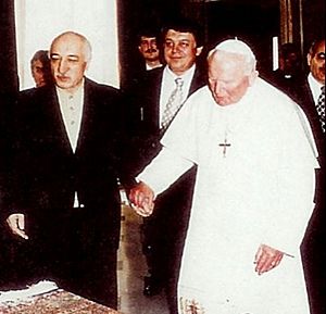 Fethullah Gülen visiting Ioannes Paulus II