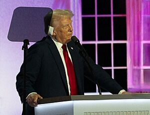 Former President Donald Trump reliving the moment he was shot (53887827174) (2)