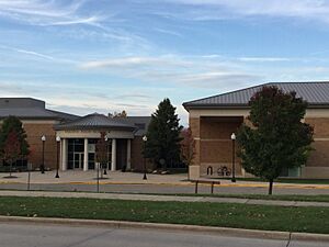 Front entrance of Medina High School