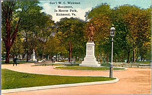 Gen'l W.C. Wickham Monument, In Monroe Park, Richmond, Va. (16811310506)