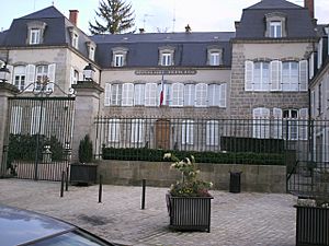 Prefecture building of the Creuse department, in Guéret