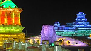 Harbin Snow and Ice festival Sphinx