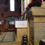 High altar at St. Mary's Episcopal Church.