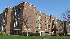 Jerman School with blue sky
