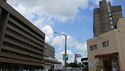 View towards the City of Kitwe, Zambia