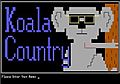 Koala Country BBS Login Screen