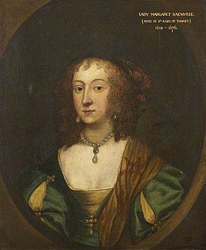Lady Margaret Sackville (1614-1676), Countess of Thanet by Peter Lely