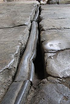 Lead pipe - Bath Roman Baths