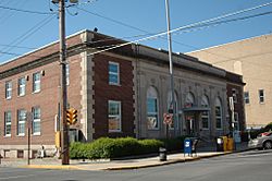The post office in Lewistown