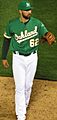 Lou Trivino, Oakland A's 6, Seattle Mariners 2, Oakland Coliseum, Oakland, California (47933995376) (cropped)