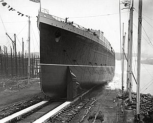 Lusitania launch
