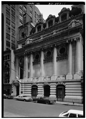 MAIN ELEVATION - Chamber of Commerce Building, 65 Liberty Street, New York, New York County, NY HABS NY,31-NEYO,156-1