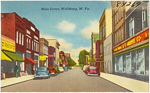 Main Street, Wellsburg, W. Va (84269)