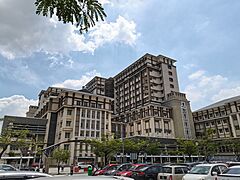 Main building (block A) of Shah Alam hospital