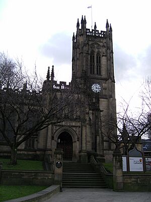 Manchester Cathedral Front Entrance