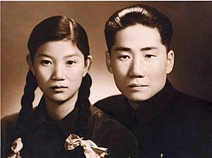 Mao Anying and wife Liu Songlin