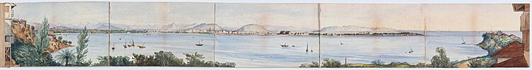 Mary Ann Scott-Moncrieff - Panoramic View of Bombay taken from Malabar Hill