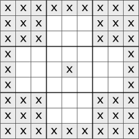 Mask of non legal sudoku