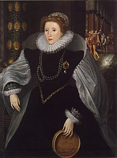 Metsys Elizabeth I The Sieve Portrait c1583