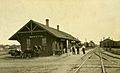 Northern Pacific Depot in Wahpeton, N.D., 1880s