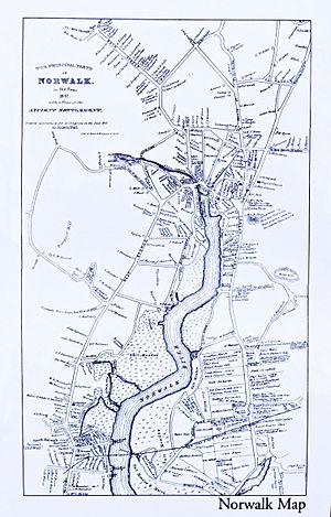 Norwalk 1847 Map, CT, 06854, USA