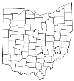 Location of Galion, Ohio
