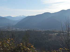 Oakridge, Oregon, from the North Fork Trail