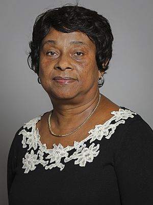 Official portrait of Baroness Lawrence of Clarendon crop 2, 2019.jpg