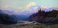 Painting of Mt. McKinley by Sydney Laurence