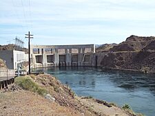 Parker-Parker Dam as viewed from California