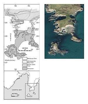 Penpleidiau Geological Map