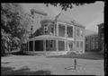 Perspective view of west facade from west - National Home for Disabled Volunteer Soldiers, Marion Branch, Building Nos. 19 and 20, 1700 East 38th Street, Marion, Grant County, IN HABS IN-306-A-6