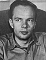 Philip K Dick in early 1960s (photo by Arthur Knight) (cropped)